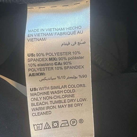 LAST CALL NWT Chico’s Pants 3T / XL 16 Tall Black Tapered Pull On Dress Pants - Picture 4 of 11